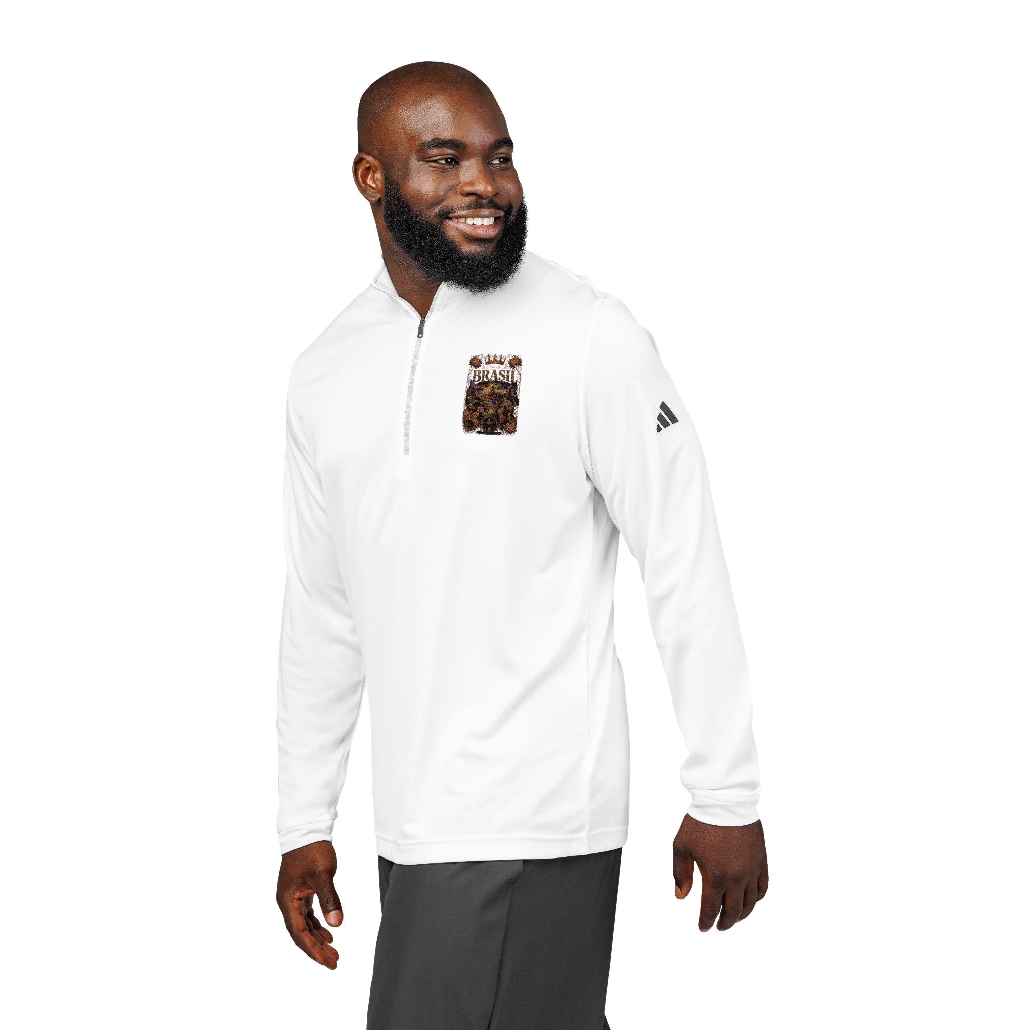 BRAZIL — RAÍCES UNIDAS - adidas® Quarter-Zip Pullover (Embroidery)