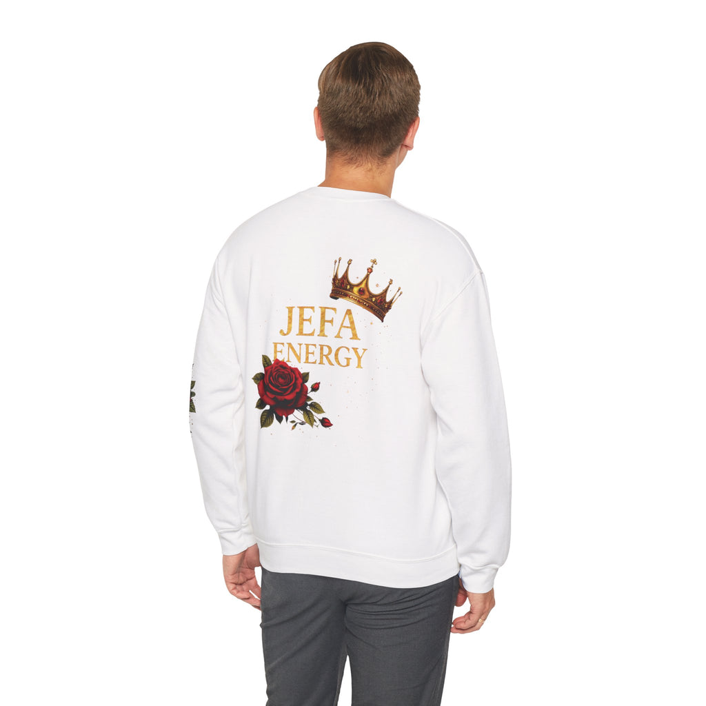Jefa Energy Crewneck Sweatshirt — Rose & Crown Graphic