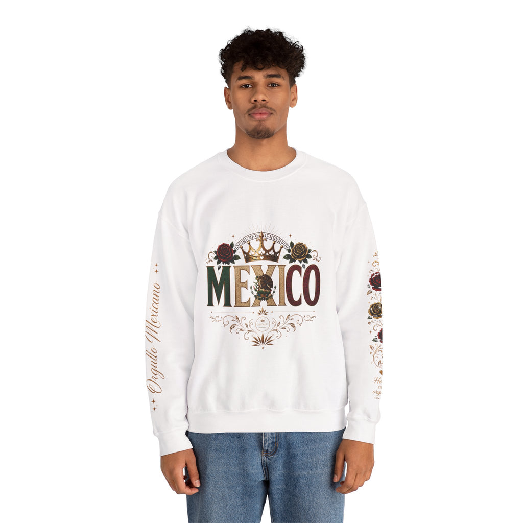 Orgullo Mexicano Crewneck Sweatshirt - Viva México Graphic Pullover