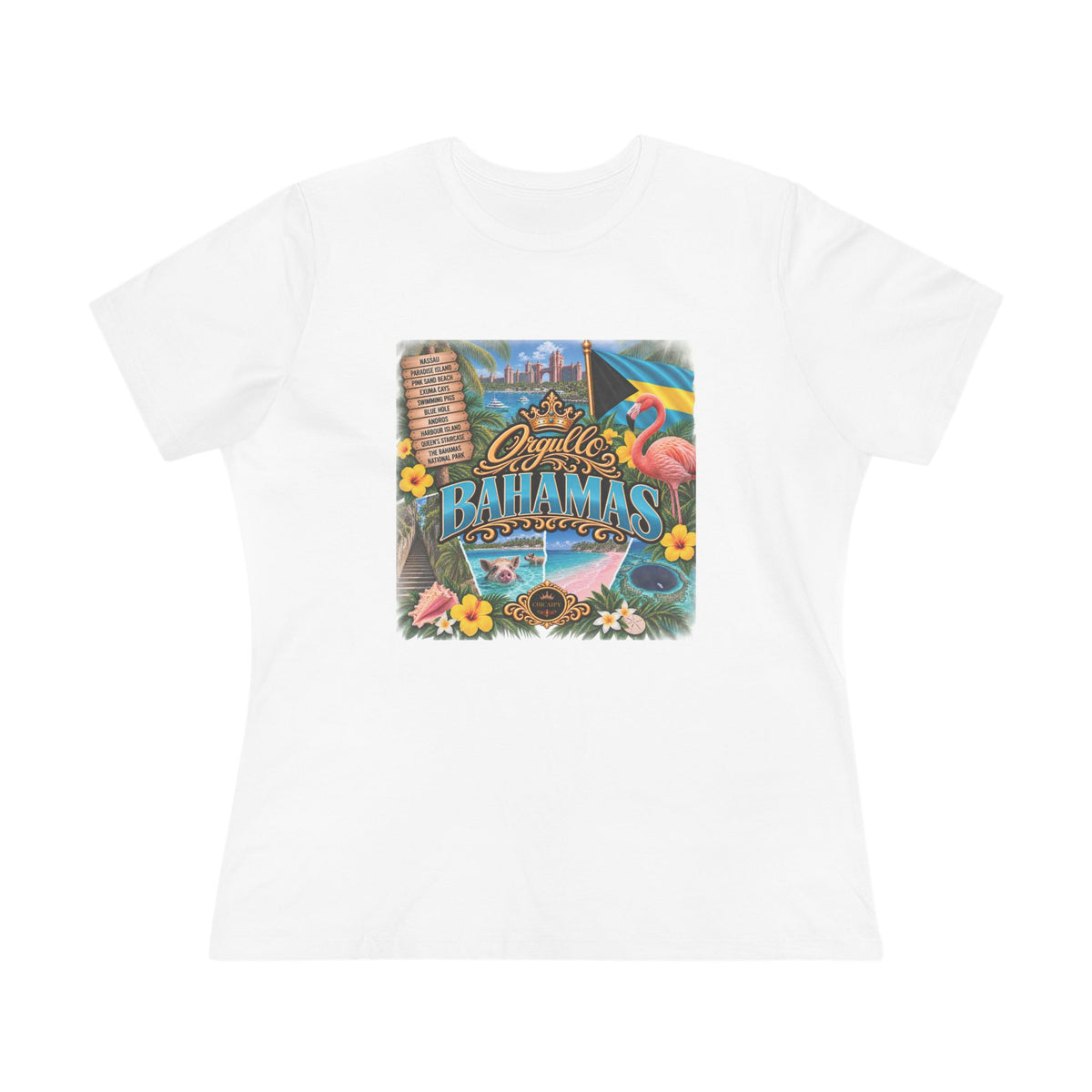 Orgullo Bahamas — Raíces Unidas Collection  Cotton Tee