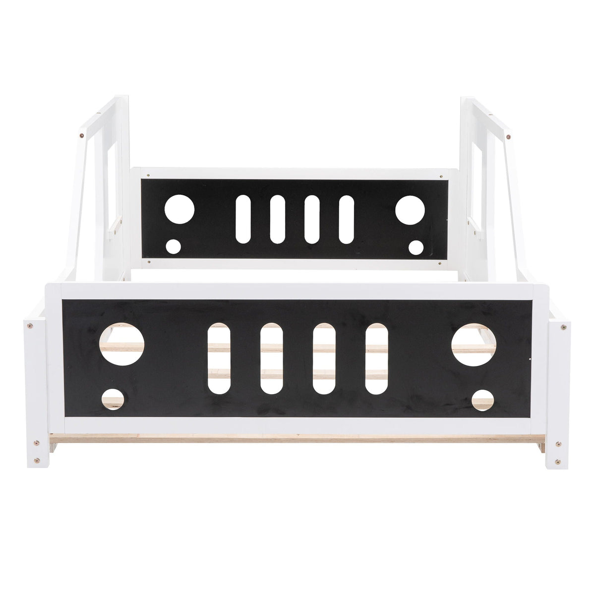 Classic Car Shaped Platform Bed with Wheels - Twin or Full Size