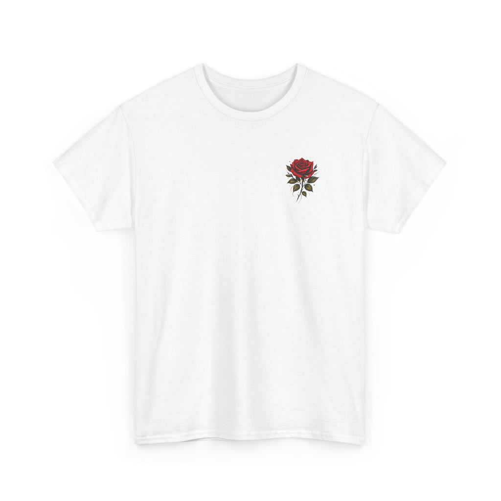 Graphic Tee — 'I Know My Worth' Rose Girl Money Design