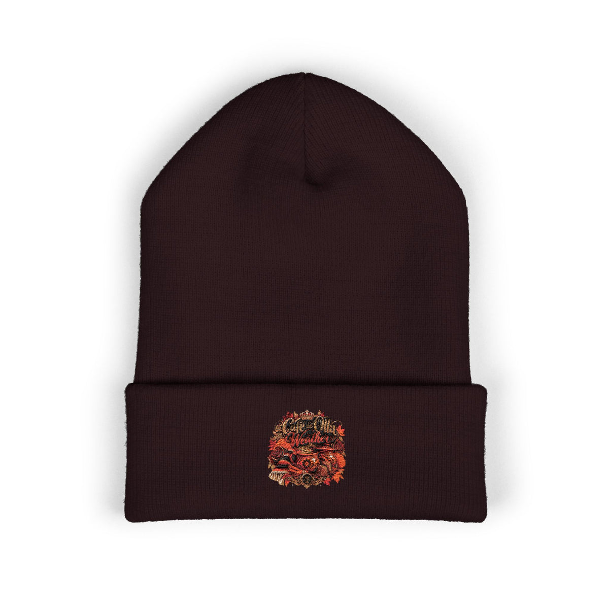 Café de Olla Weather | Mexican Fall Classic Cuffed Beanie (Embroidery)