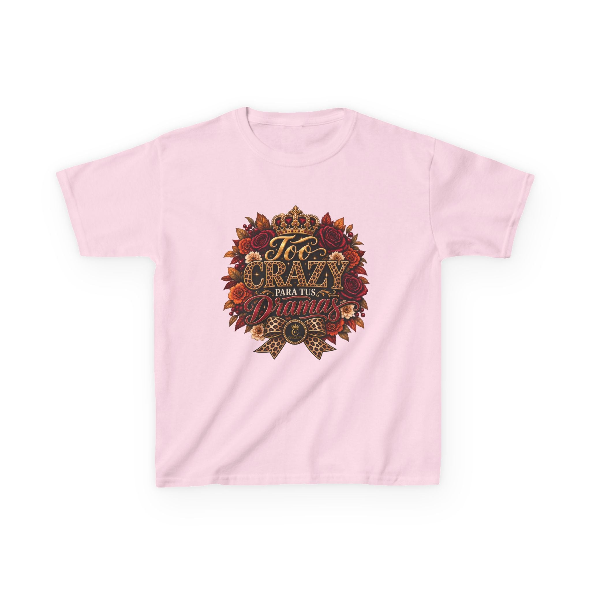 Too Crazy Para Tus Dramas – Jaguar Edition | Kids Heavy Cotton™ Tee