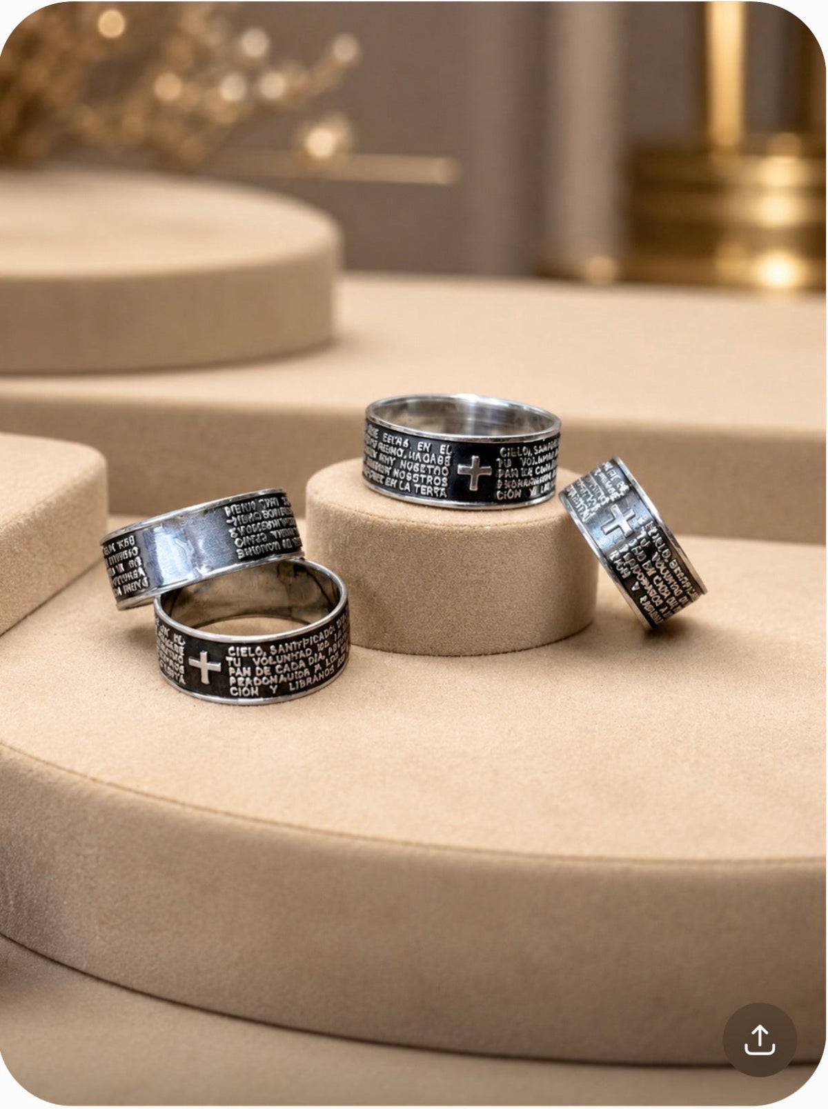 El Padre Nuestro Ring — Sterling Silver 925