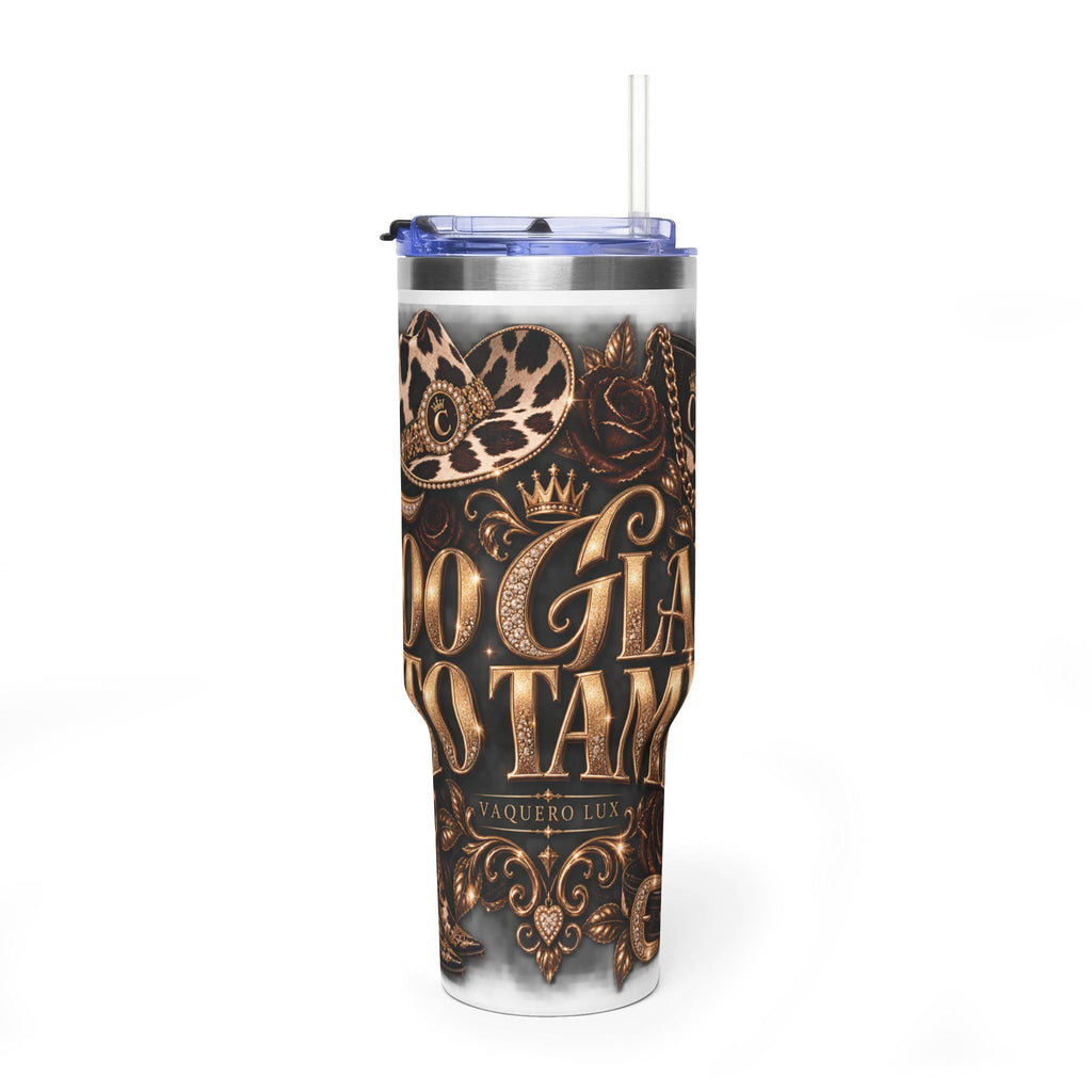 Vaquera Lux – Too Glam to Tame | Vacuum Thermal Tumbler, 40oz