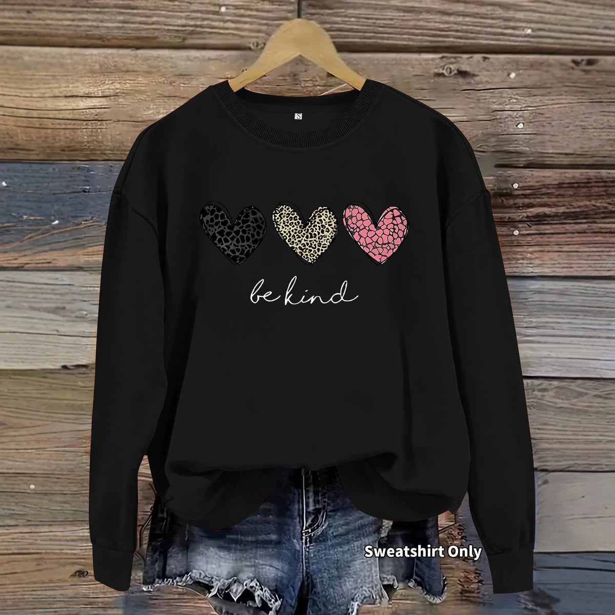 Printed Fleece Crewneck Sweatshirt