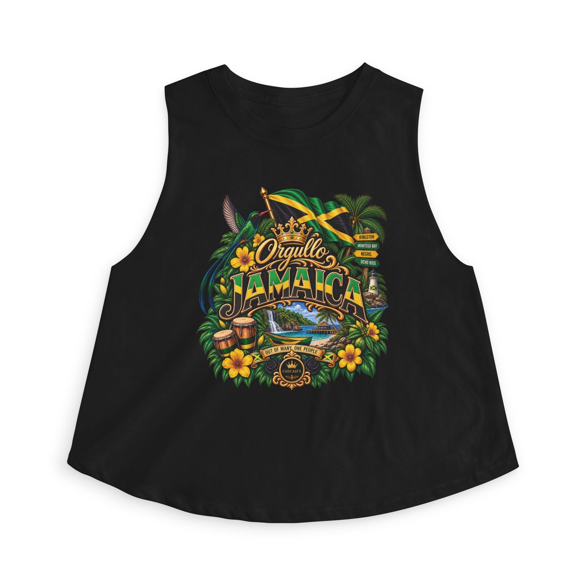 Orgullo Jamaica — Raíces Unidas Collection |  Crop Top