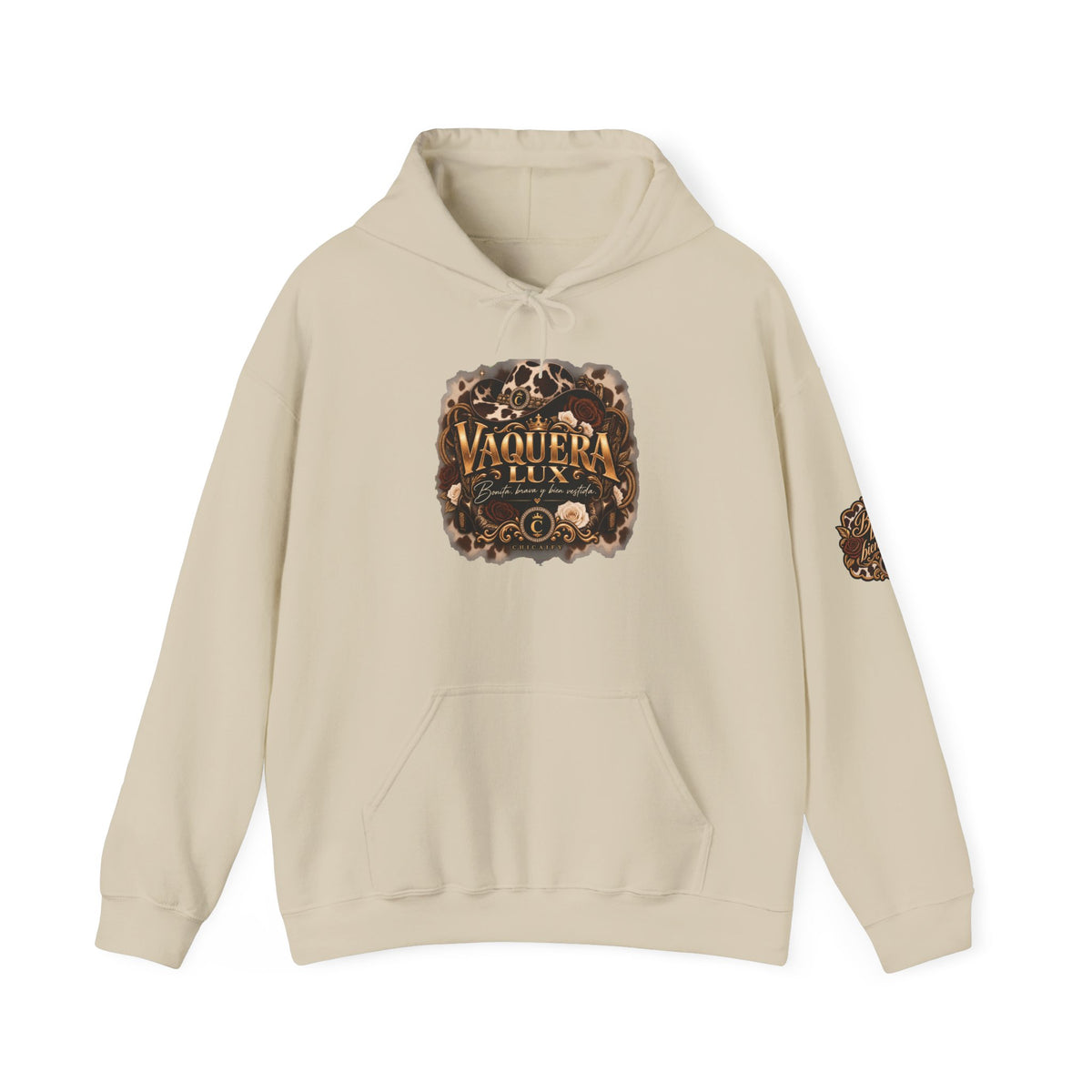 Vaquera Lux – Bonita, Brava y Bien Vestida | Heavy Blend™ Hooded Sweatshirt