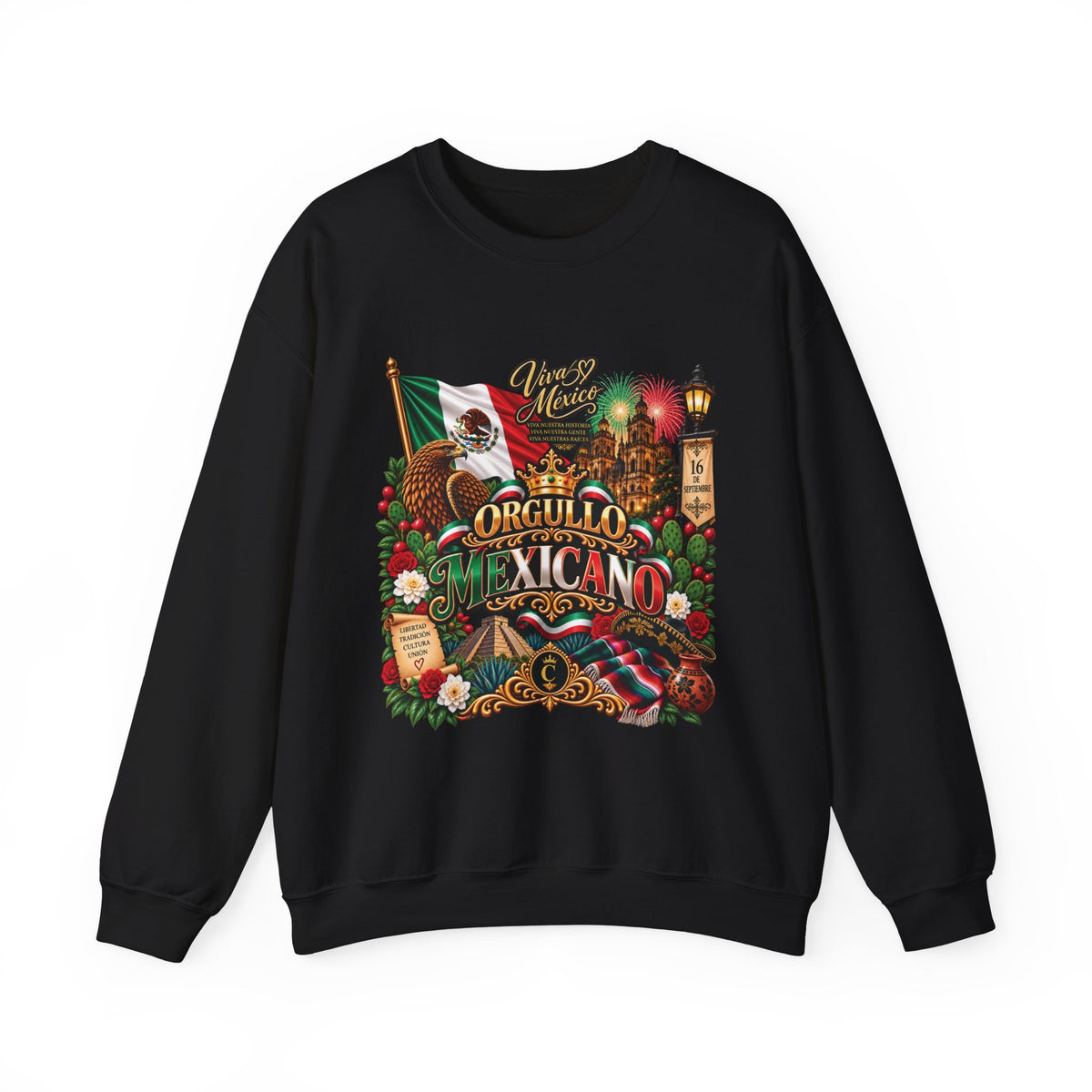 Orgullo Mexicano — Mexican Independence Day Edition | Heavy Blend™ Crewneck Sweatshirt