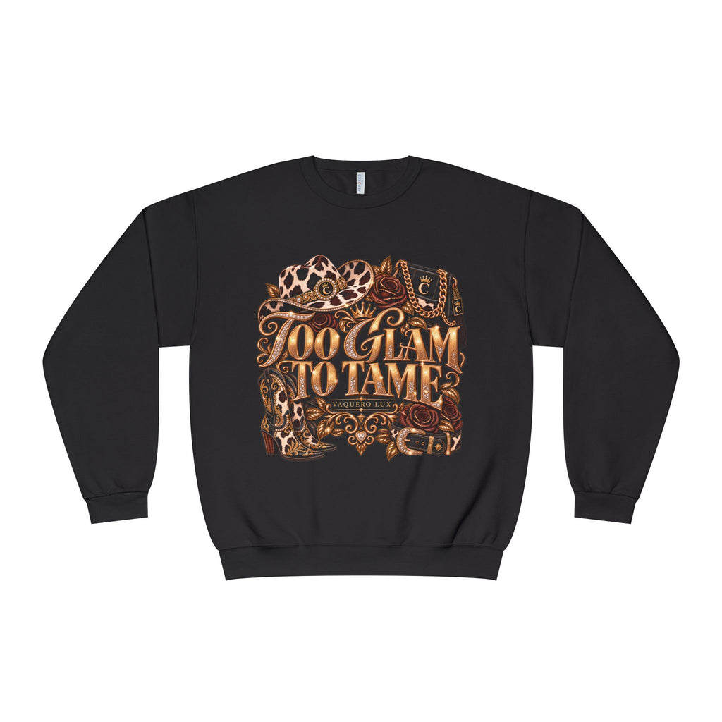 Vaquera Lux – Too Glam to Tame | NuBlend® Crewneck Sweatshirt