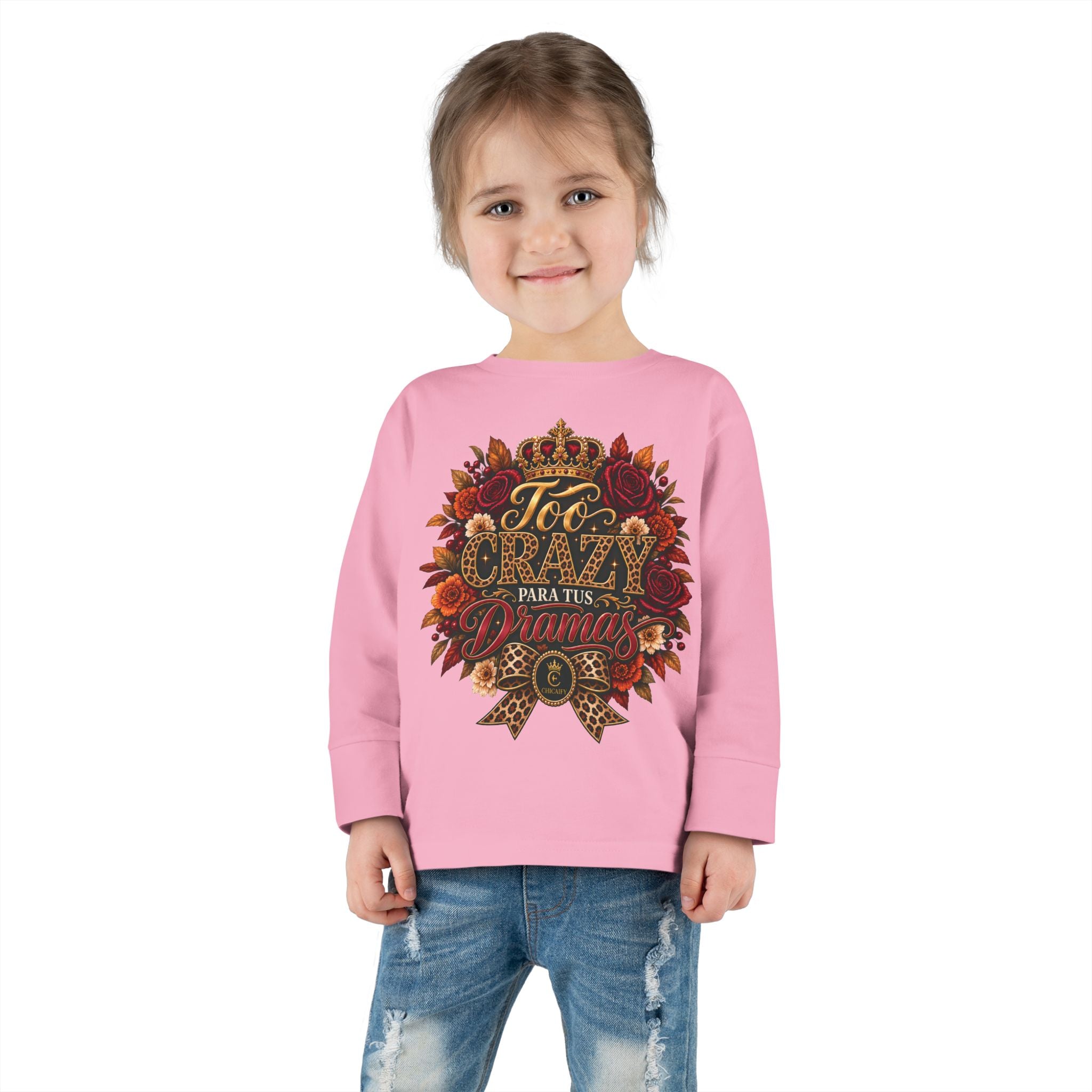 Too Crazy Para Tus Dramas – Jaguar Edition | Toddler Long Sleeve Tee
