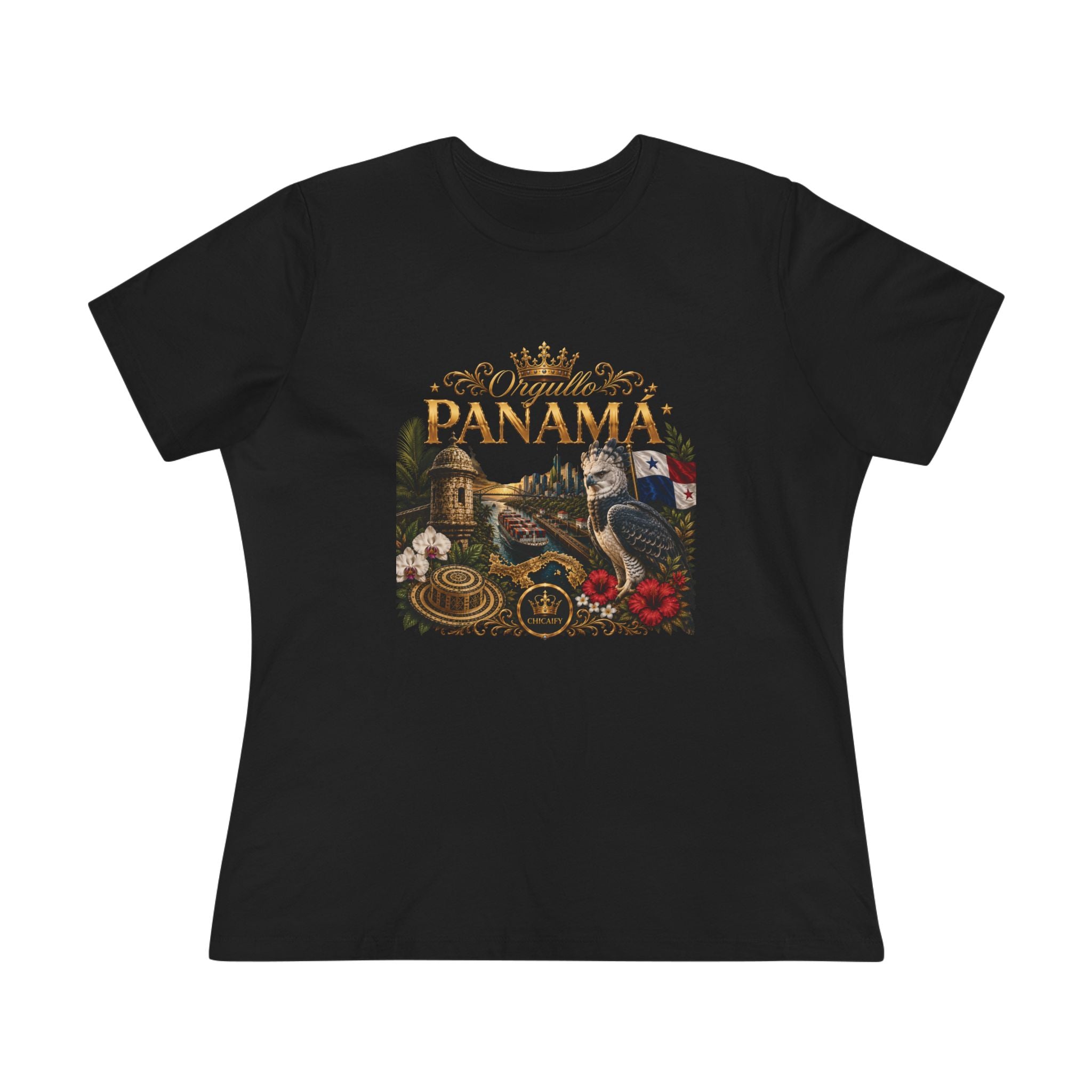 Orgullo Panamá — Raíces Unidas Women's Cotton Tee