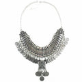 Vintage Coin Statement Choker Necklace