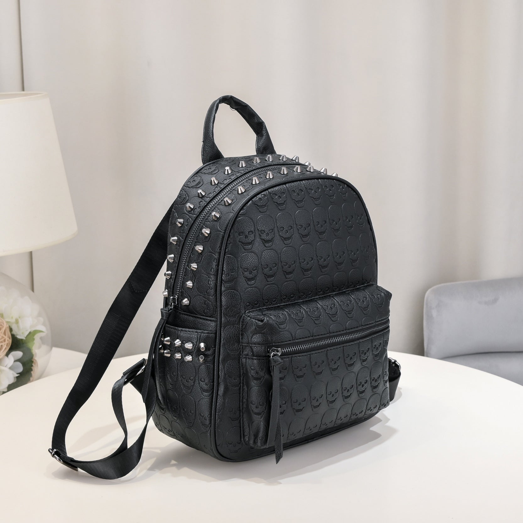 Confidence collection Rivet Soft Leather brand vibe Backpack