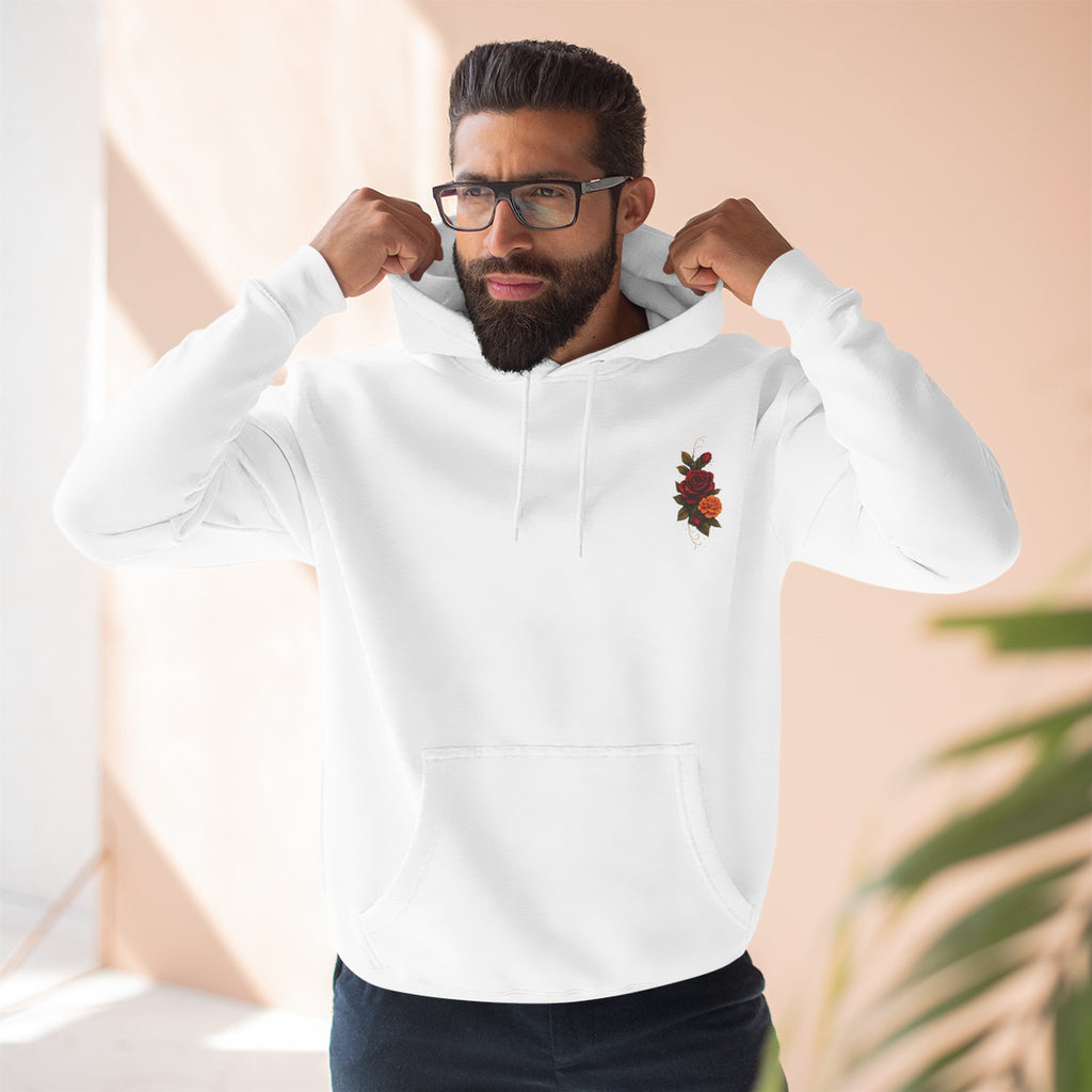 Hoodie — 'Confidentemente Única' Day of the Dead Sugar Skull Floral Hoodie