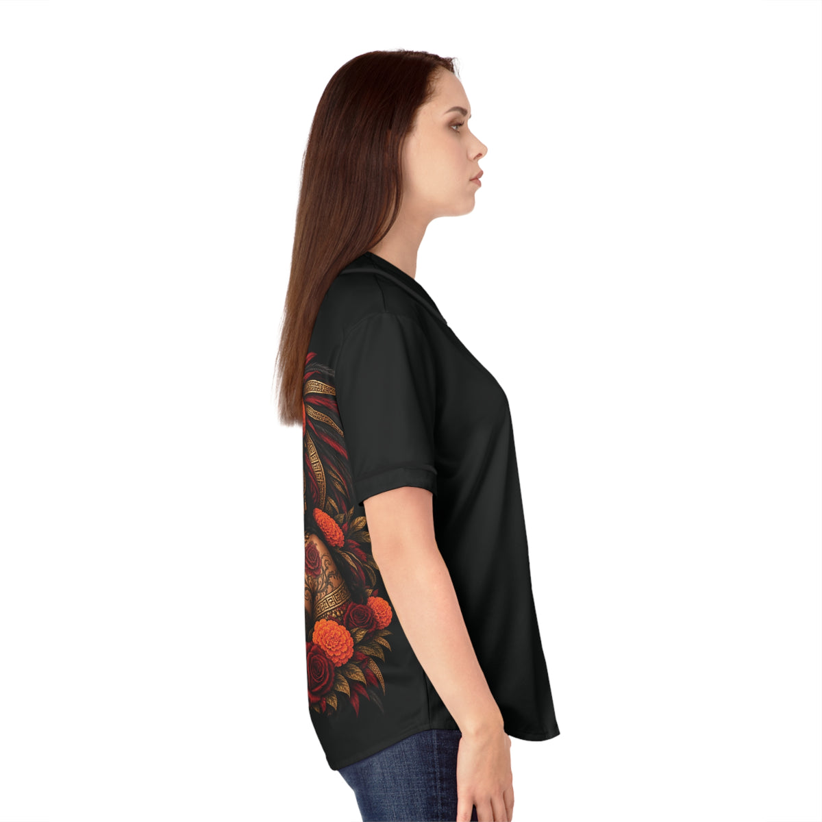 Reina Azteca: Entre Rosas y Cempasúchil | 9Women's Jersey