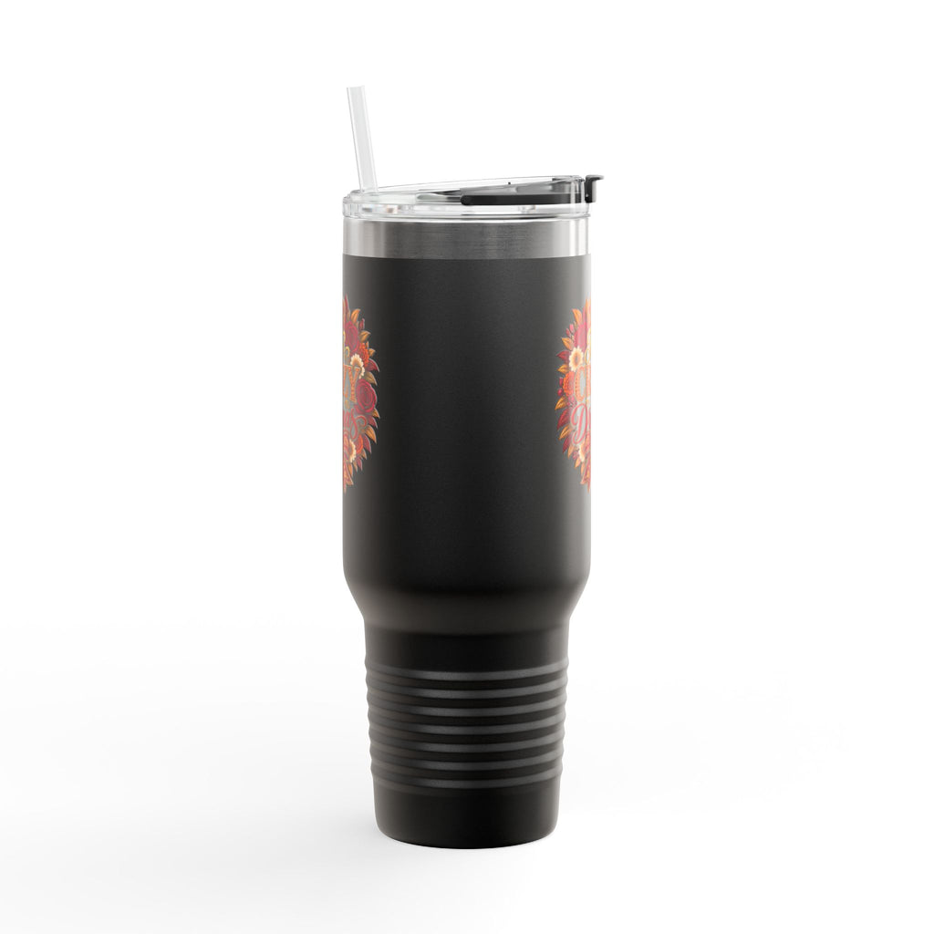 40oz Insulated Travel Mug — Too Crazy Para Tus Dramas – Charro-Inspired Edition