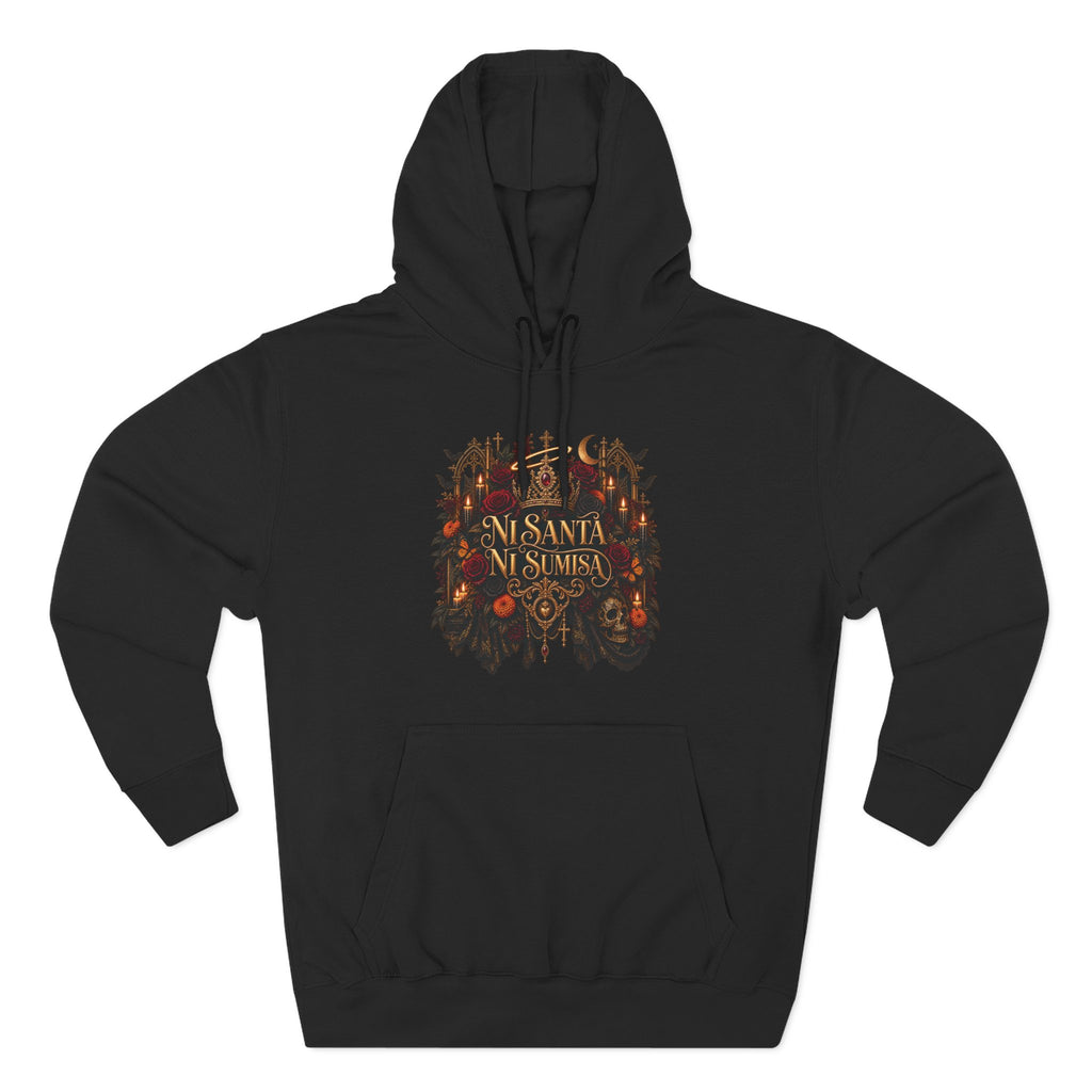 Ni Santa, Ni Sumisa | Three-Panel Fleece Hoodie