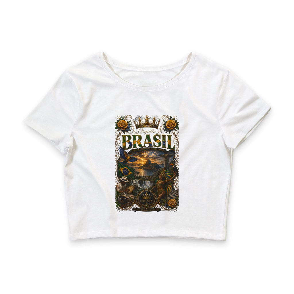 Brasil | Raices Unidas-Crop Tee