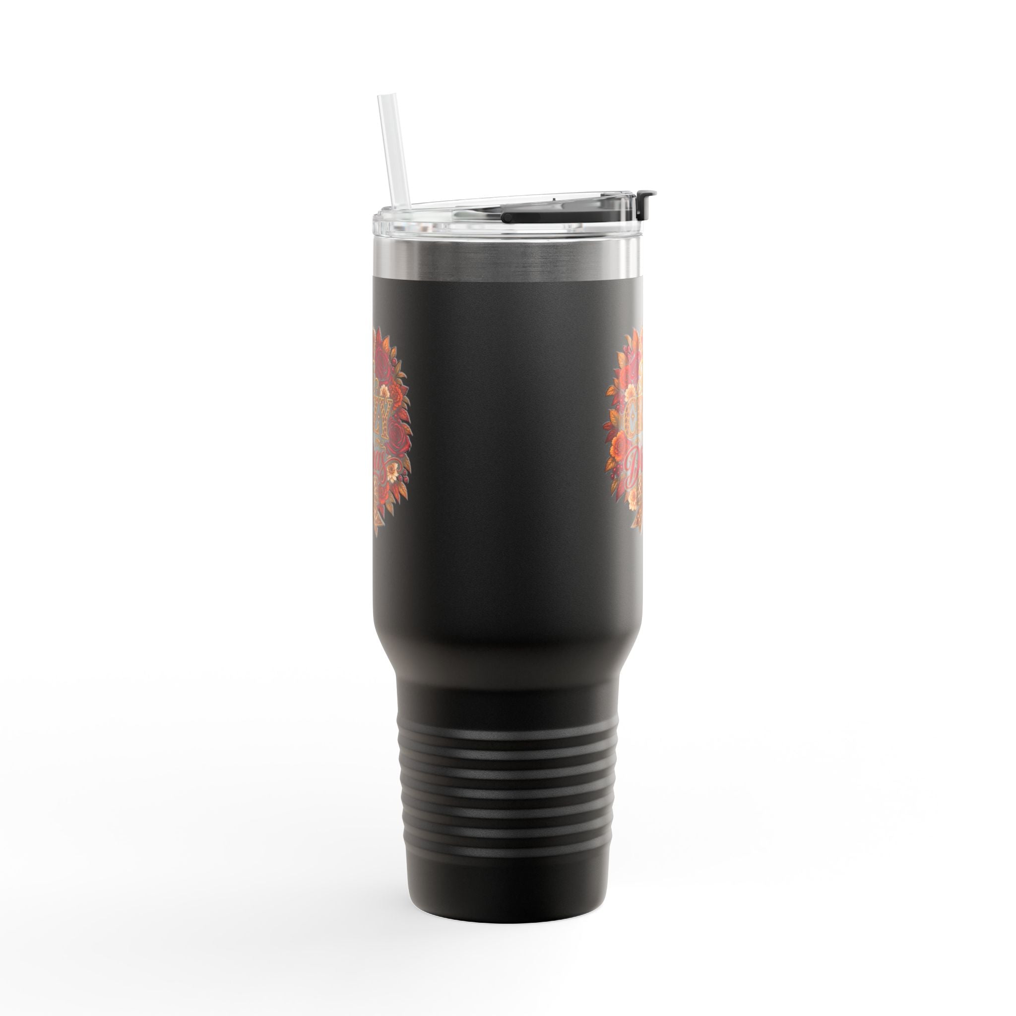 40oz Insulated Travel Mug — Too Crazy Para Tus Dramas – Jaguar Edition