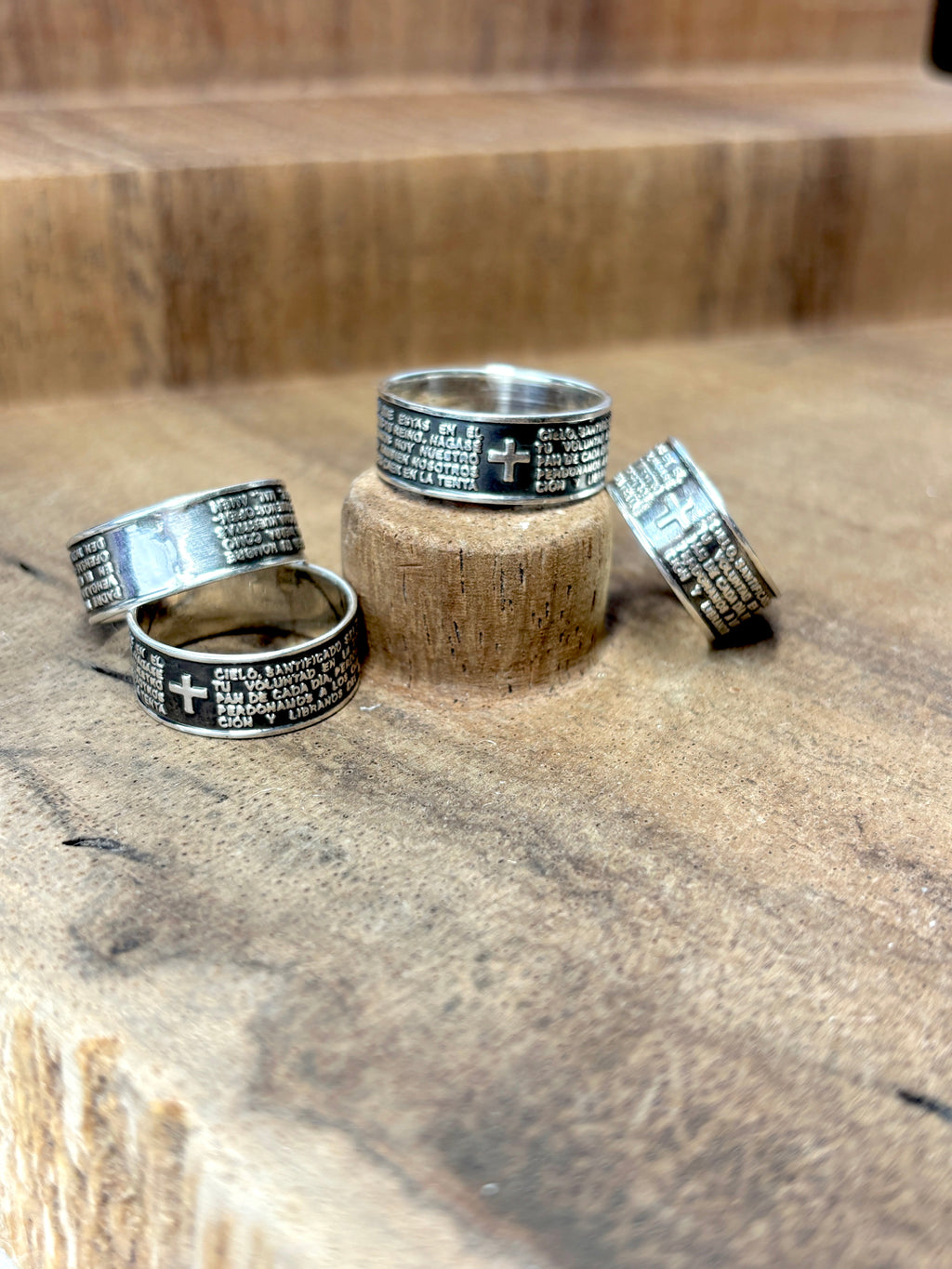 El Padre Nuestro Ring — Sterling Silver 925