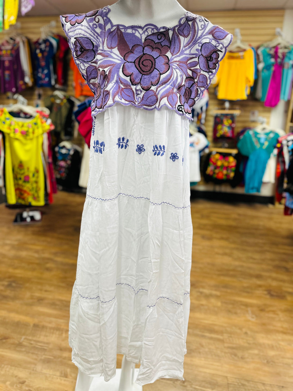 Camelia Maxi Embroidered Dress