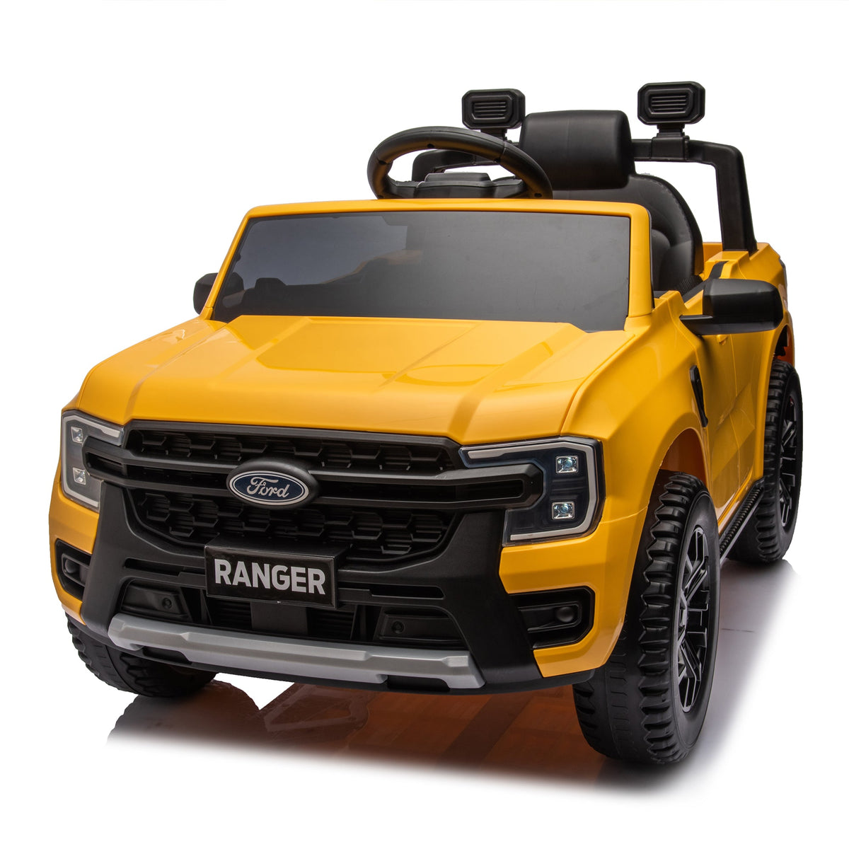 12V Licensed Ford Ranger Kids' Ride-On Truck with Remote