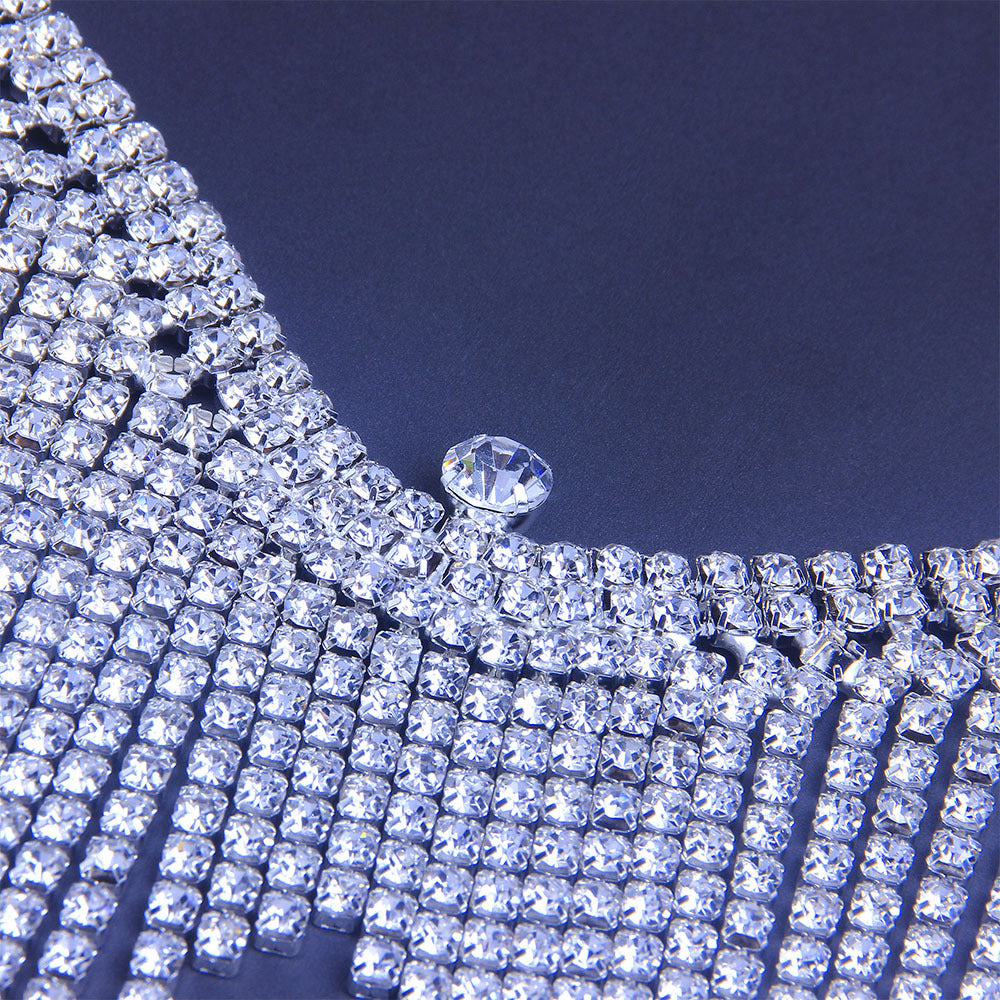 Rhinestone Tassel body Jewelry