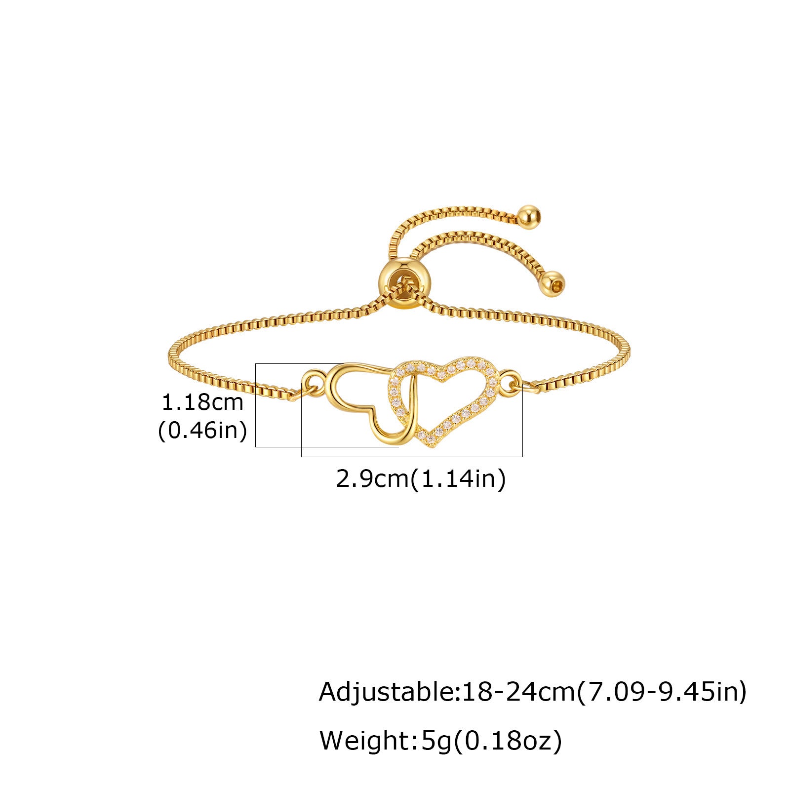 Luxe Copper Bangle With Inlays Colorful Resin-coated Zircons Exquisite Design Adjustable Size