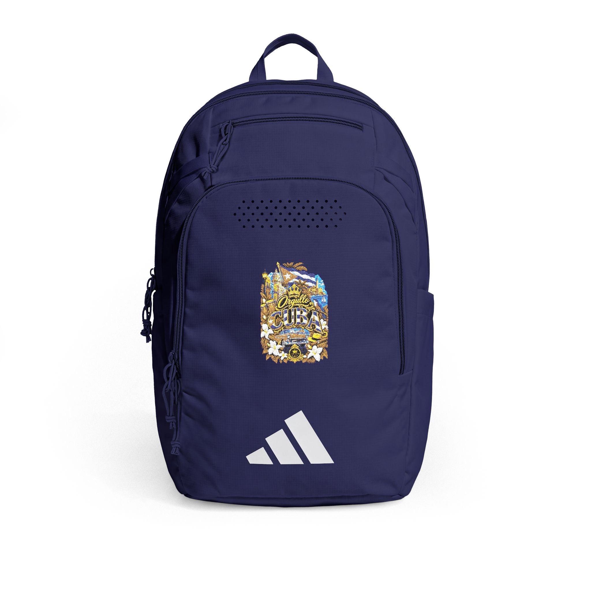 Orgullo Cuba — Raíces Unidas Collection | adidas® Defender 5 Backpack (Embroidery)