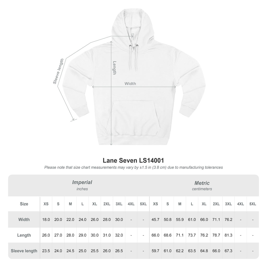 Falling Leaves, Rising Standards | Three-Panel Fleece Hoodie