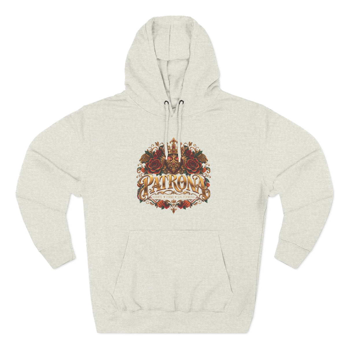 Patrona | Crowned in Power – Chicaify Collection | Three-Panel Fleece Hoodie
