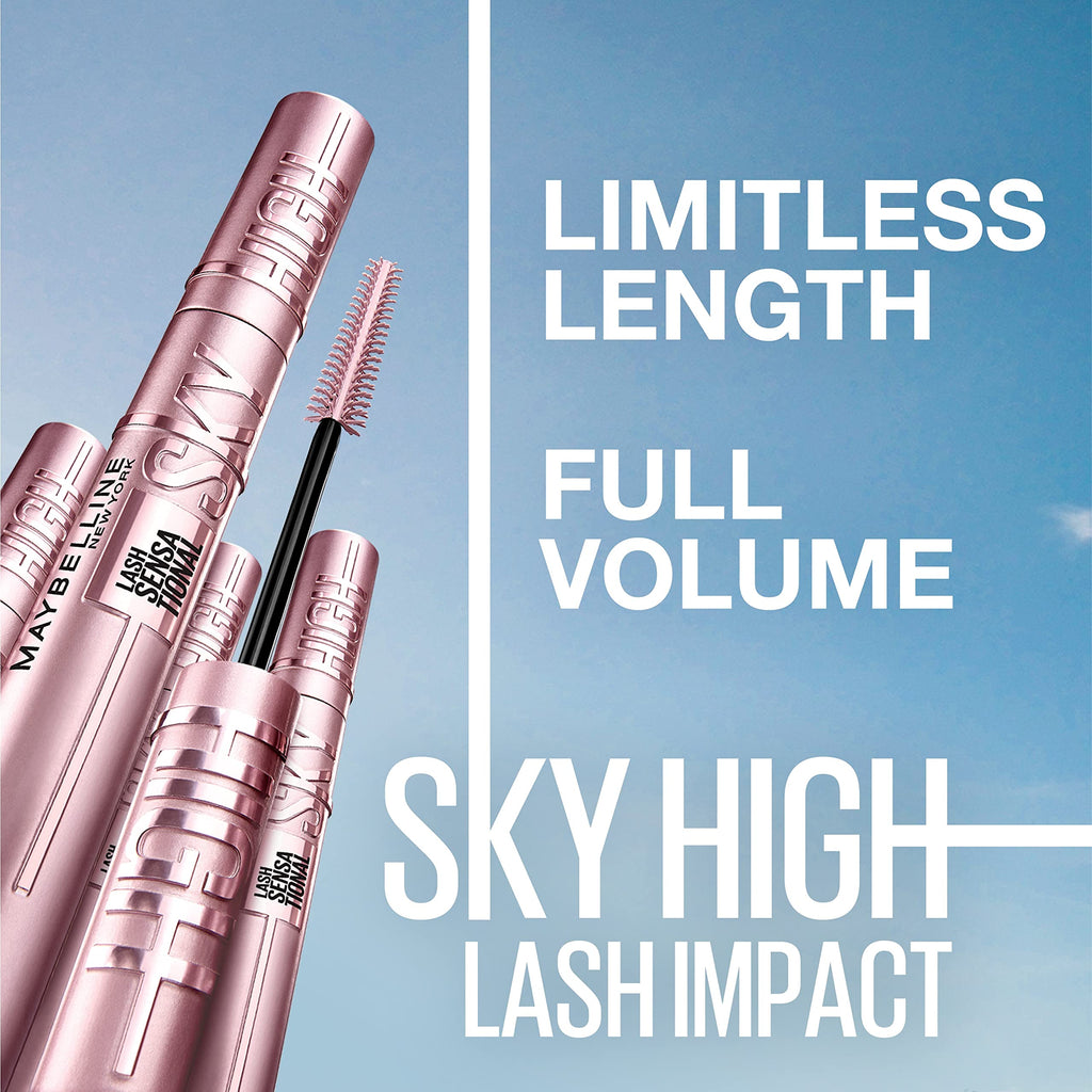 Maybelline Lash Sensational Sky High Washable Mascara – Blackest Black