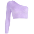 Asymmetrical One-Shoulder Crop Top