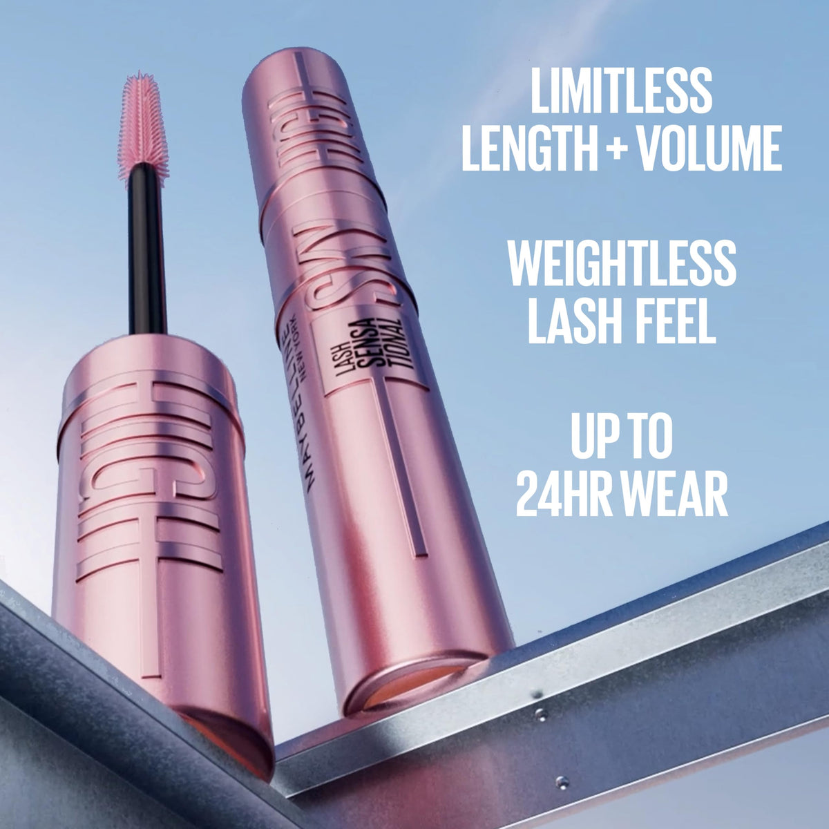 Maybelline Lash Sensational Sky High Washable Mascara – Blackest Black