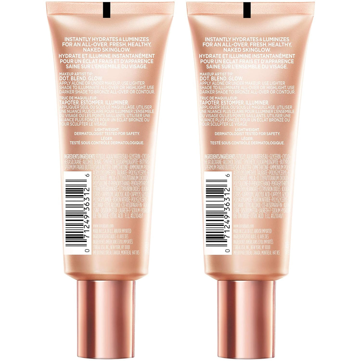 L'Oreal Paris Makeup True Match Lumi Glotion, Natural Glow Enhancer, Illuminator Highlighter, Bronzing Drops For a Sun-Kissed Glow, 903 Medium
