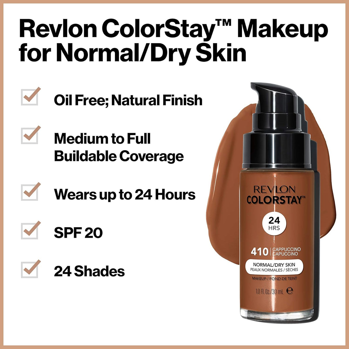 Revlon ColorStay Foundation for Normal & Dry Skin SPF 20