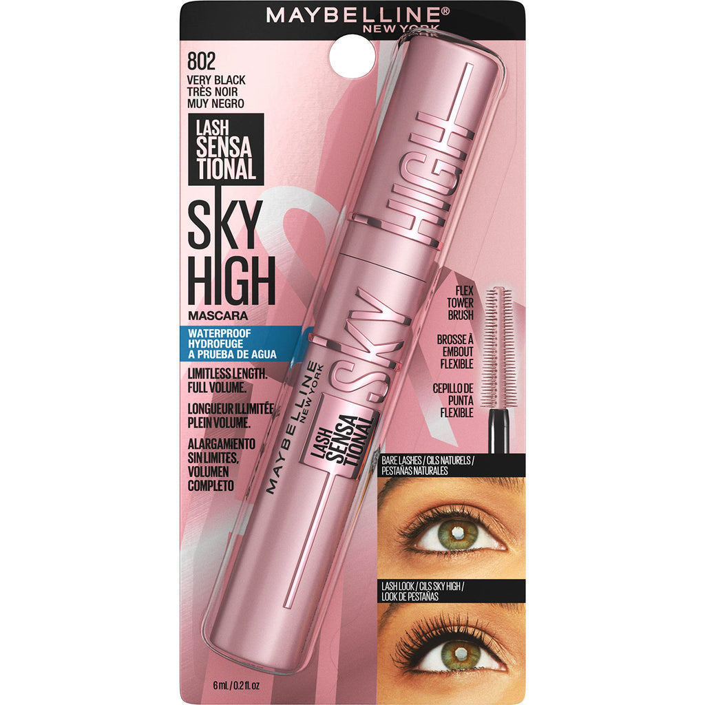 Maybelline Lash Sensational Sky High Washable Mascara – Blackest Black