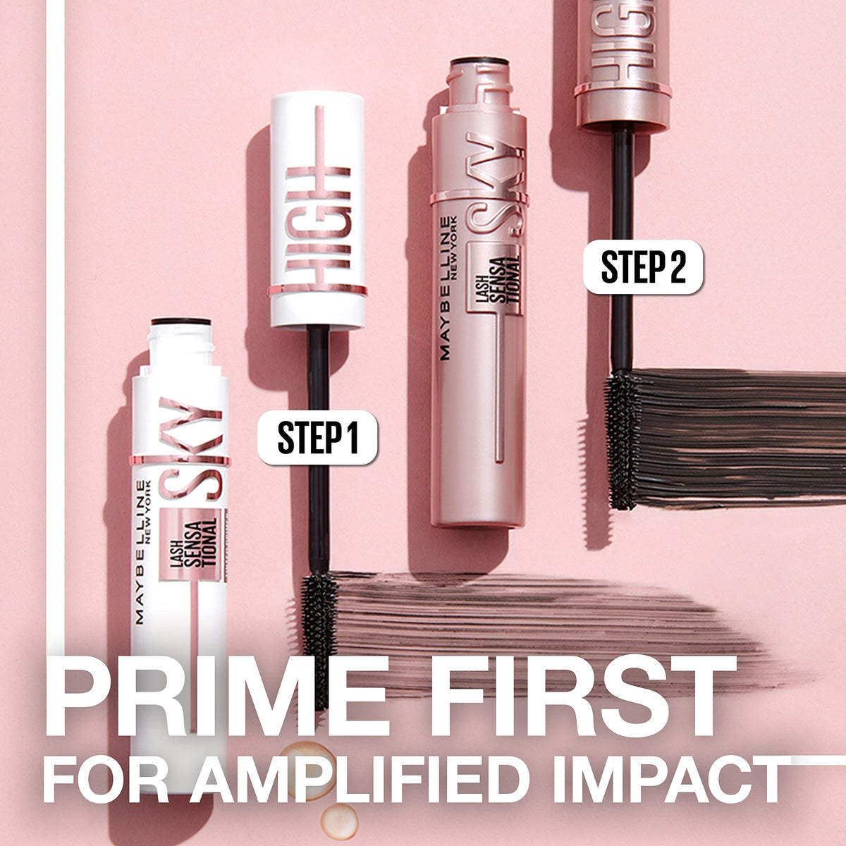 Maybelline Lash Sensational Sky High Washable Mascara – Blackest Black