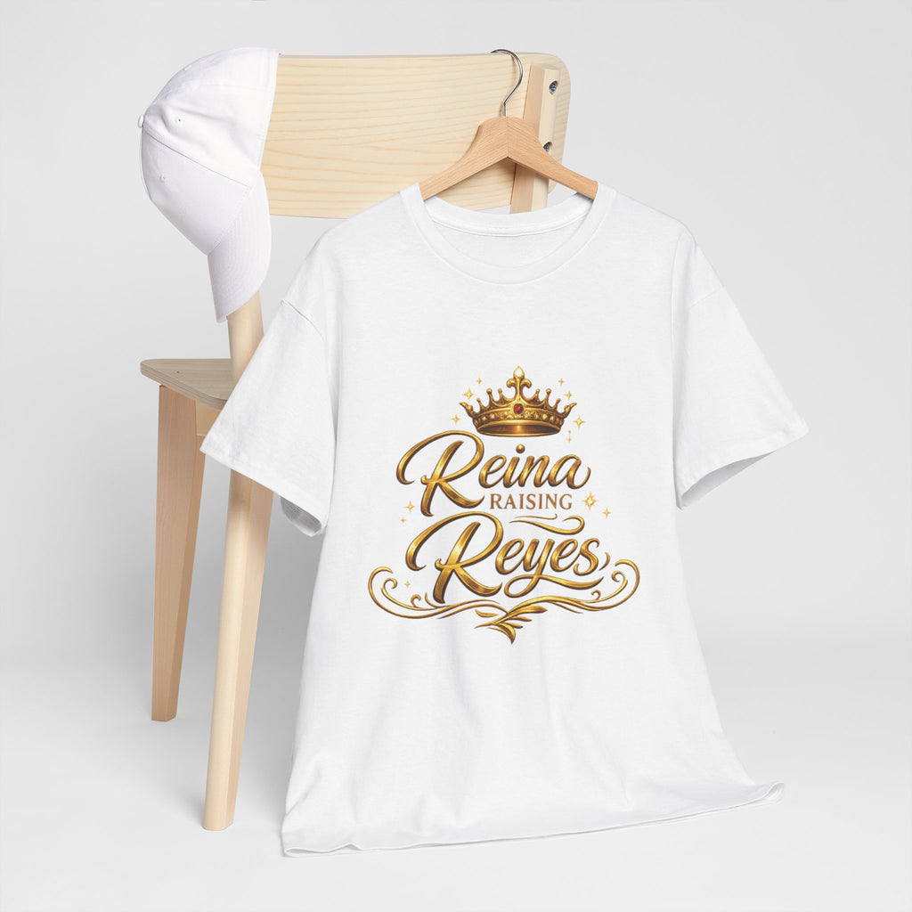 Reina Raising Reyes T-Shirt — Gold Crown Family Name Tee