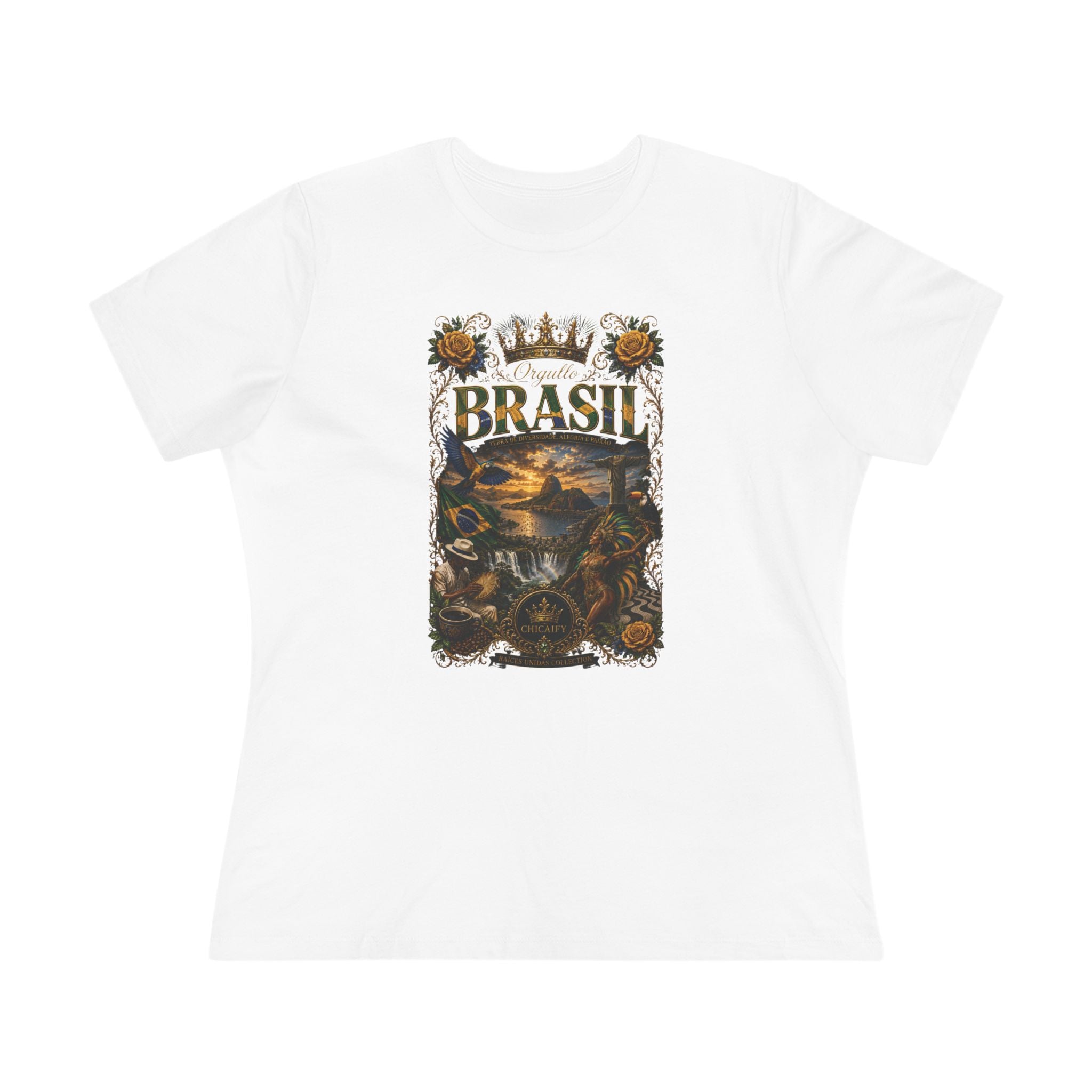 Brazil | Raices Unidas -Women's Cotton Tee