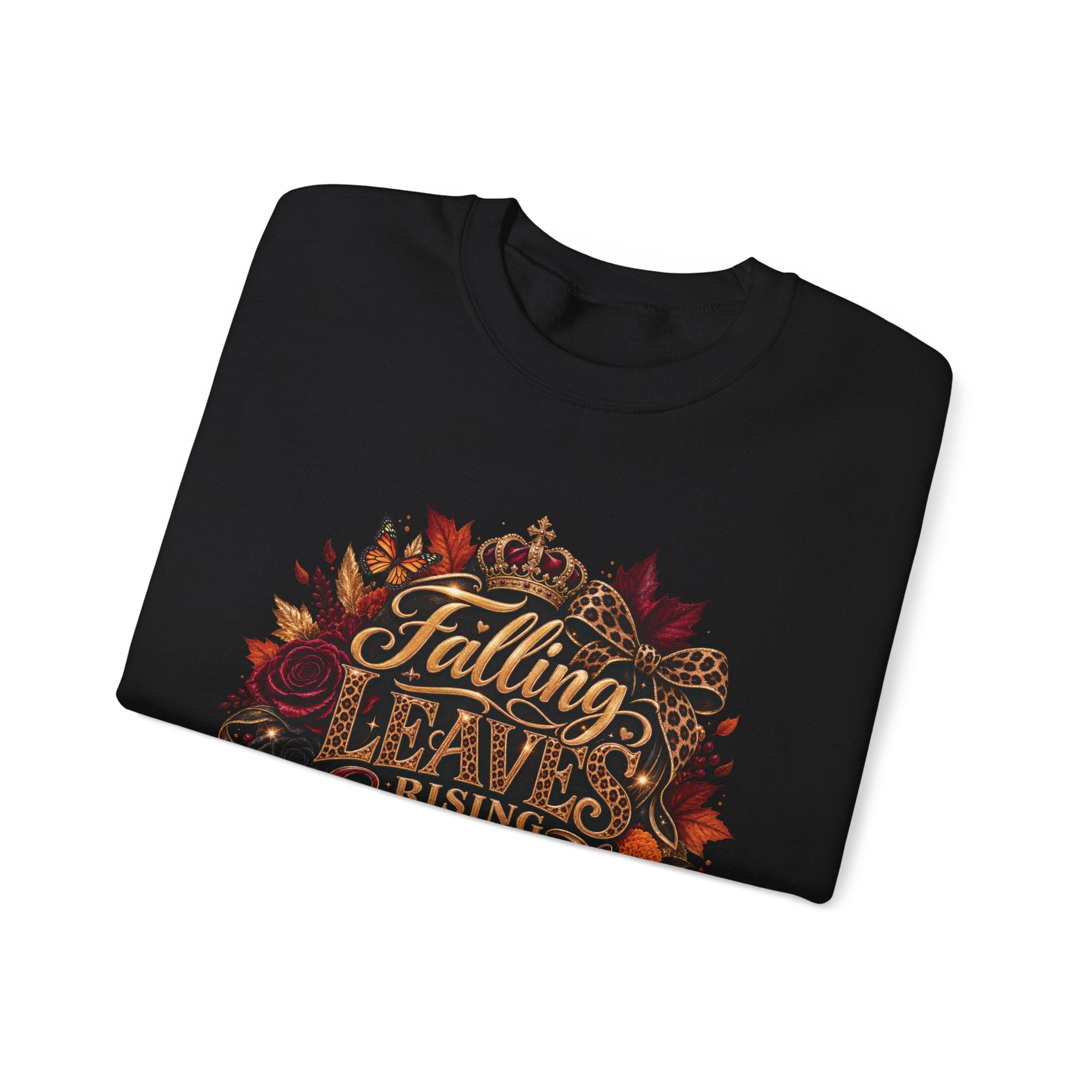 Falling Leaves, Rising Standards | Crewneck Sweatshirt