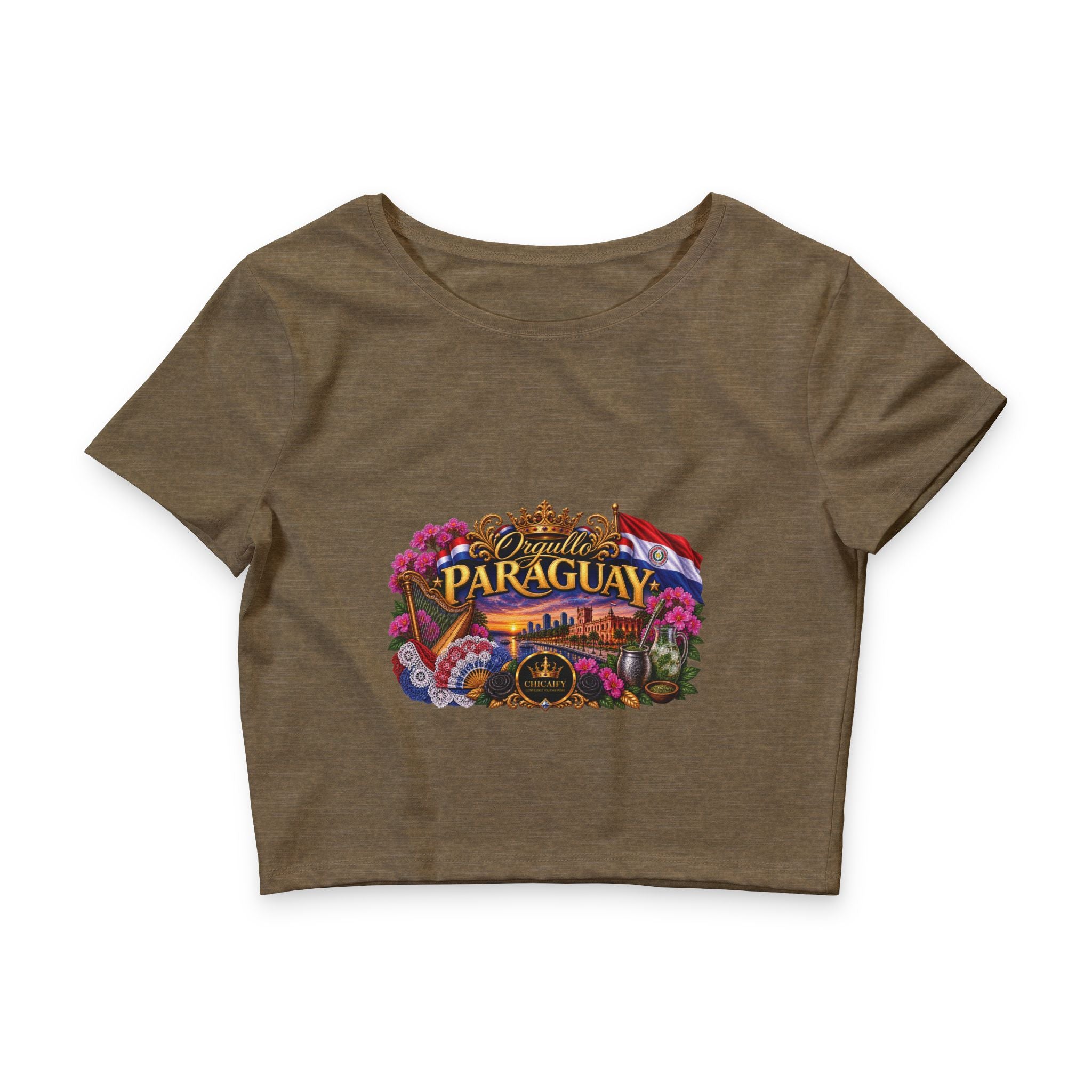 Orgullo Paraguay — Raíces Unidas Collection | Crop Tee
