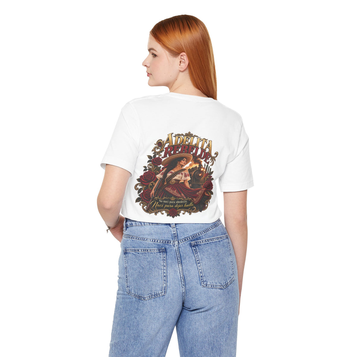 Adelita Rebelde – No Nací Para Obedecer | Chicaify Originals | Unisex Jersey Short Sleeve Tee