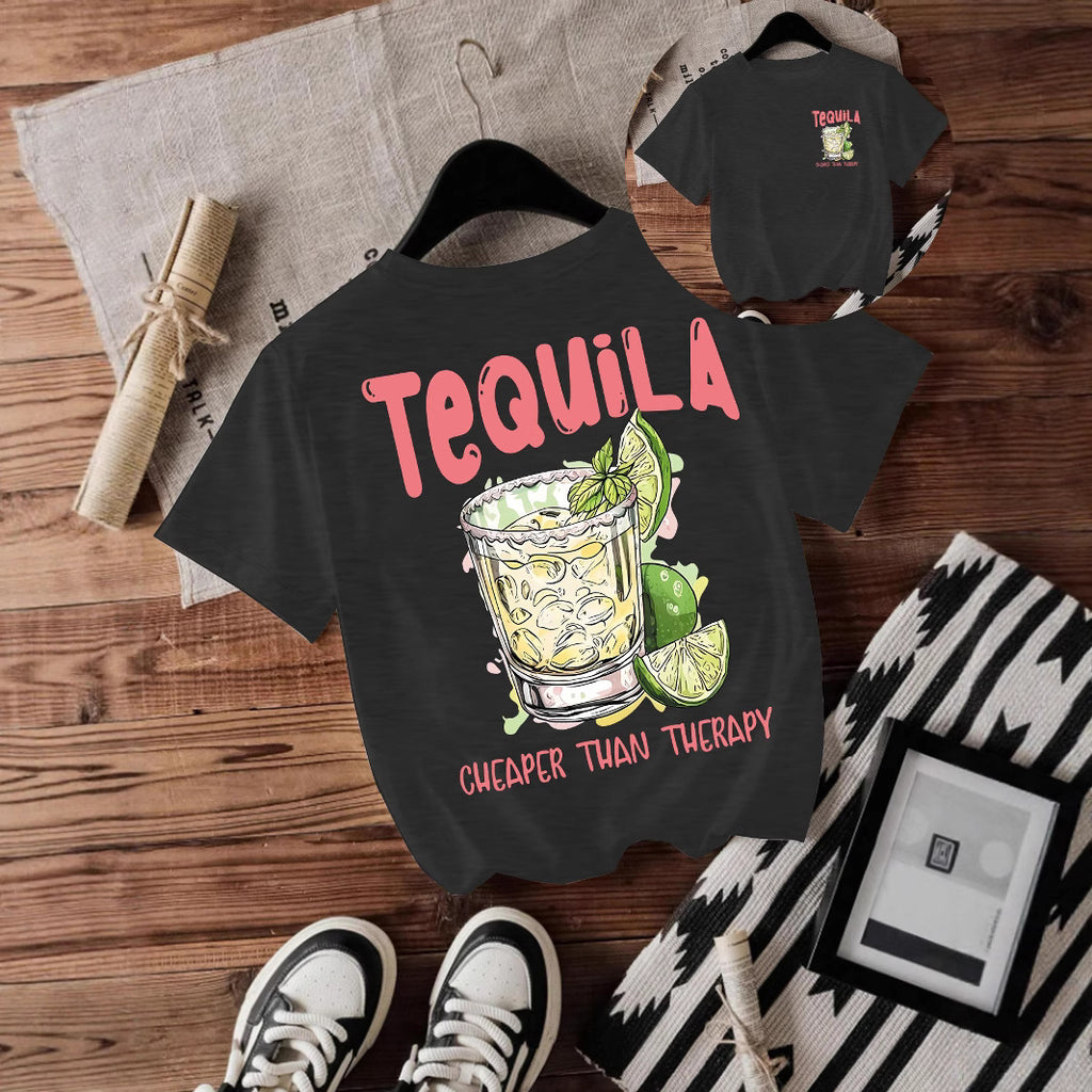 Tequila Graphic Short-Sleeve Top