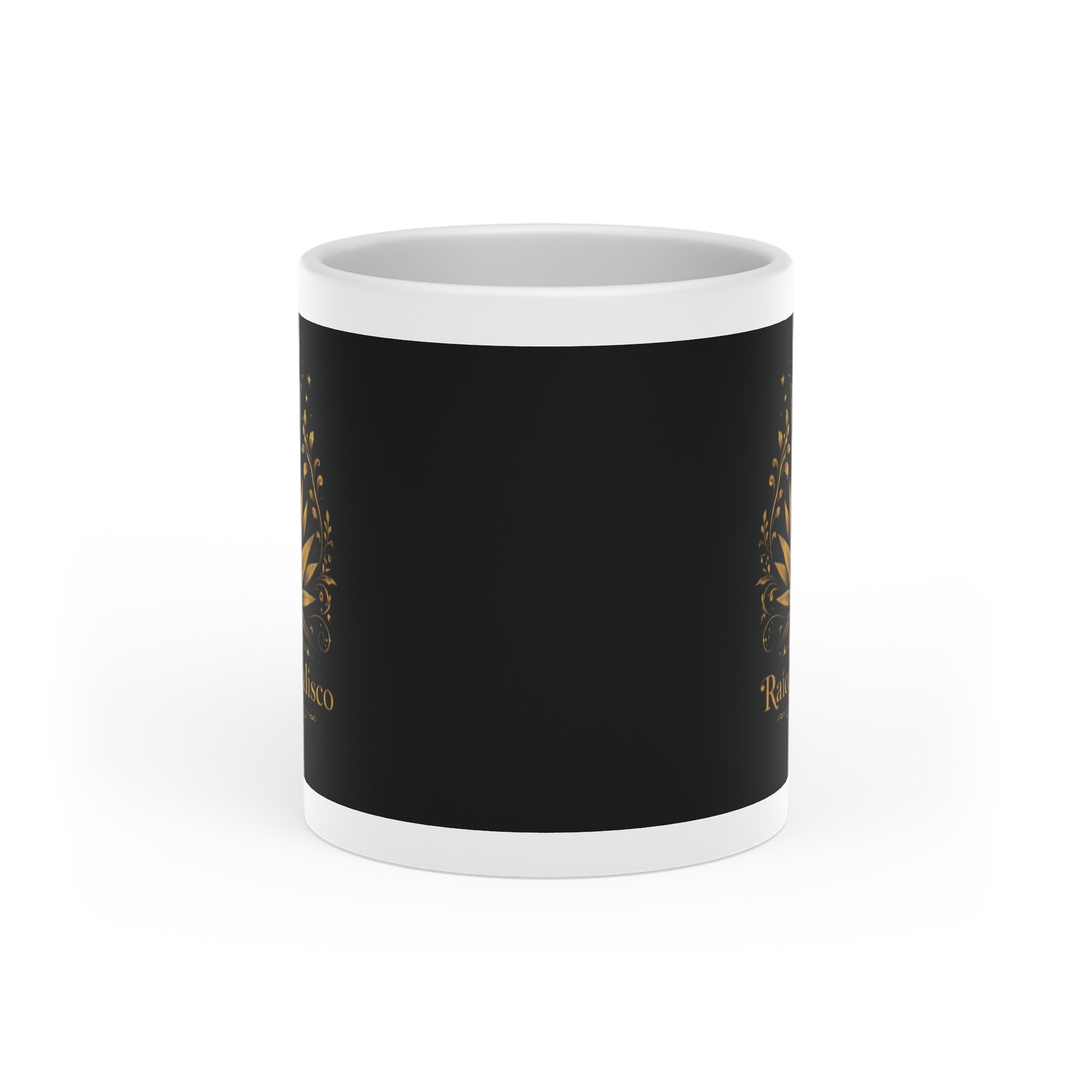 Raíces de Jalisco Gold Agave Mug — Heart-Shaped Mug