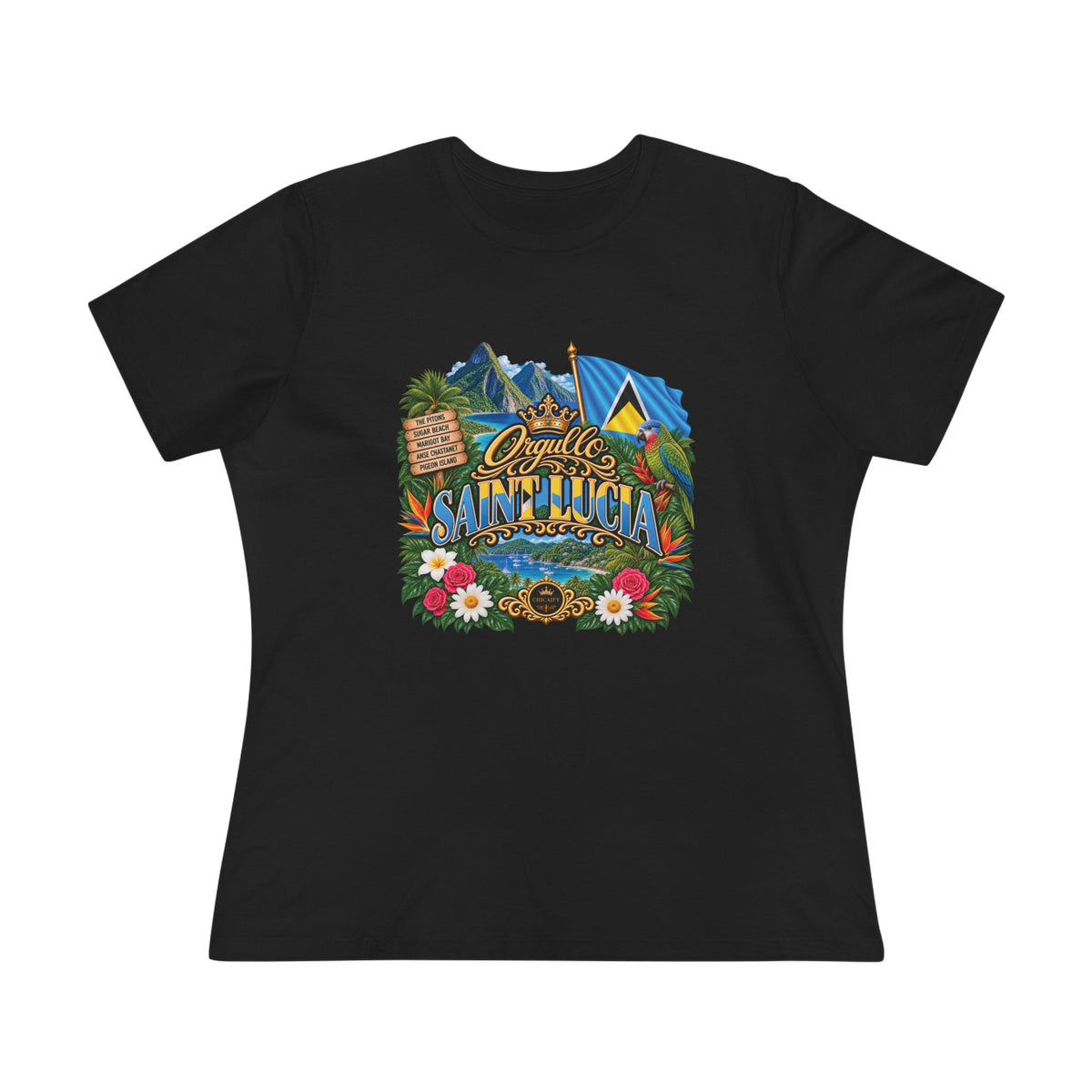Orgullo Saint Lucia — Raíces Unidas Collection | Cotton Tee