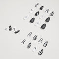 Dark Snake Print Press-On Nails
