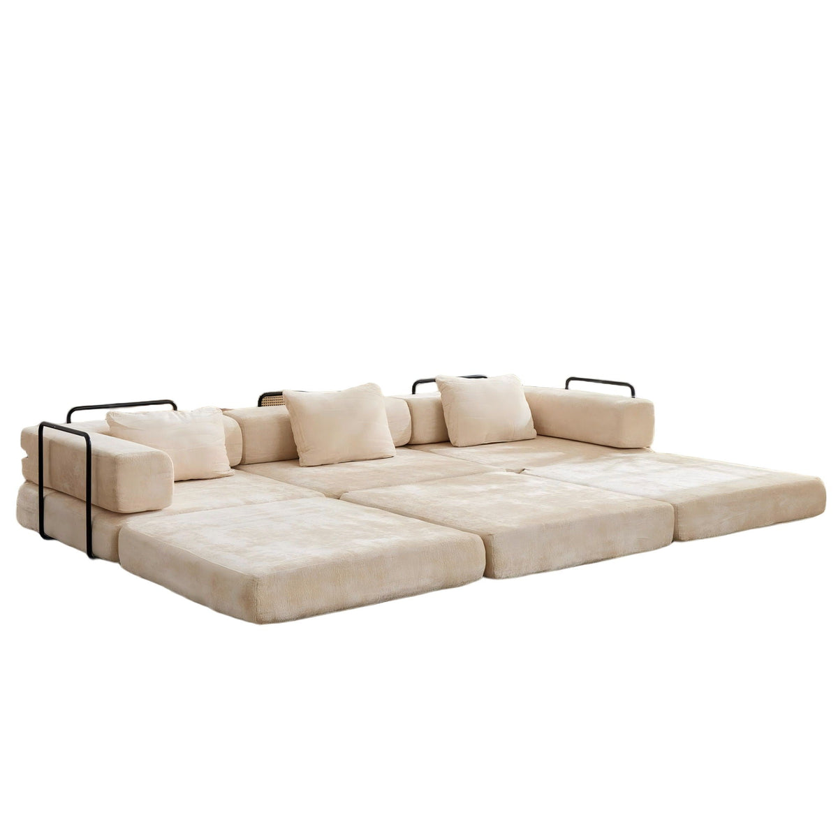 Convertible Floor Sofa Bed with Modular Design - Multiple Colors